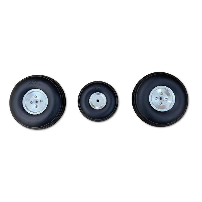Hanger 9 Aluminum Hub Wheel Set (3): OV-10 Bronco 20cc