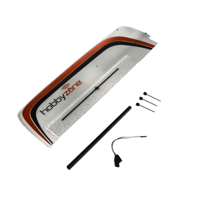 HobbyZone Wing Set with Servos installed: AeroScout