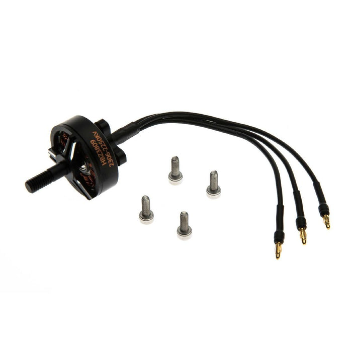 HobbyZone 14-Pole Motor w/Nut, Spacer, Bolts: AeroScout