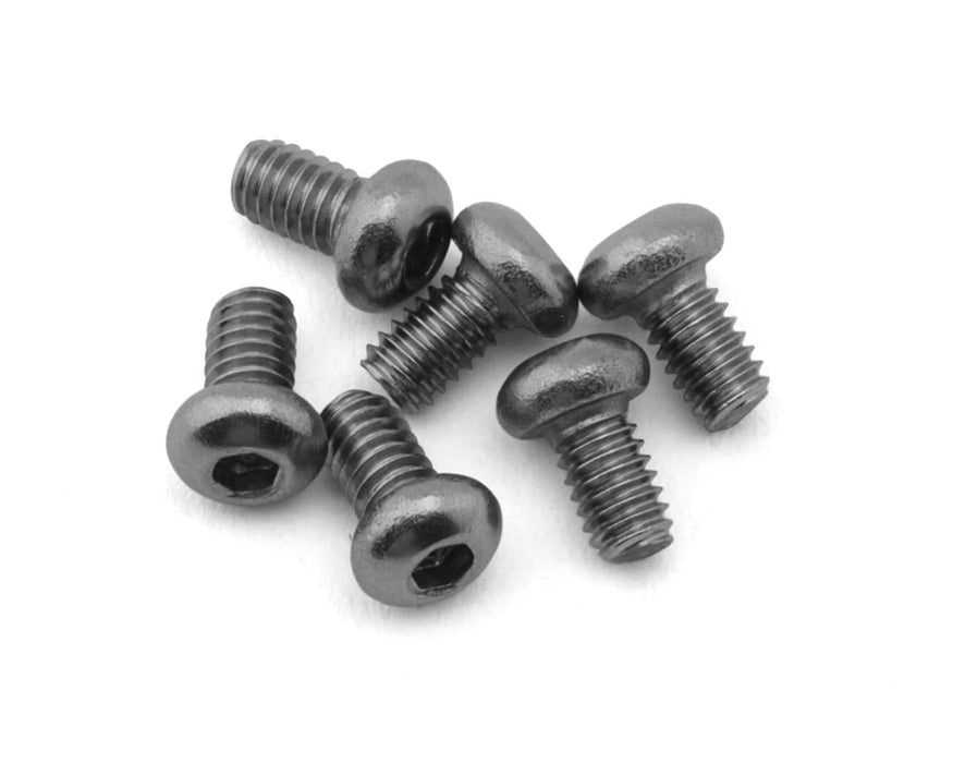 HackFab Losi Mini-B/Mini-T Stainless Steel Button Head Motor Screws (6)
