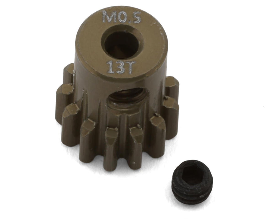 HackFab Mod 0.5 Aluminum Mini Pinion Gear (2mm Shaft) (13T)