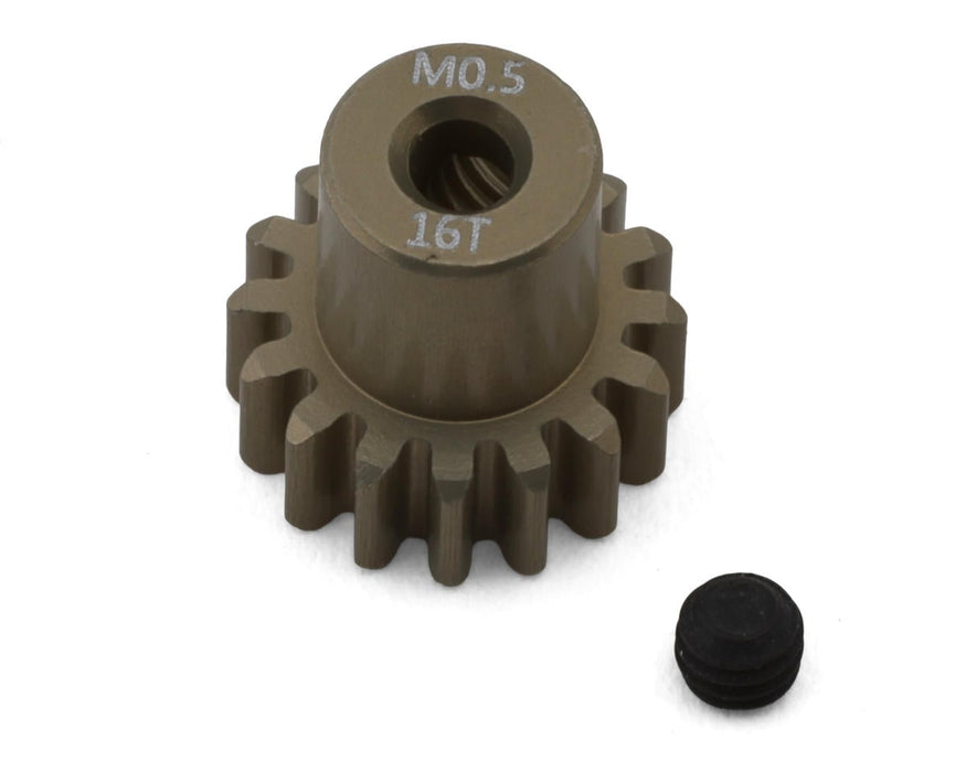 HackFab Mod 0.5 Aluminum Mini Pinion Gear (2mm Shaft) (16T)