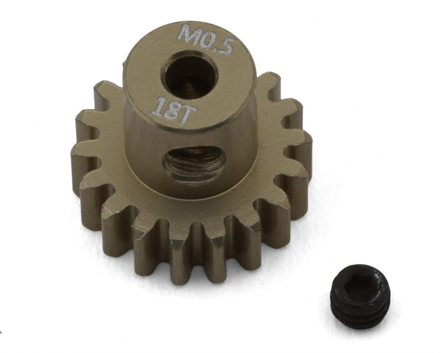 HackFab Mod 0.5 Aluminum Mini Pinion Gear (2mm Shaft) (18T)