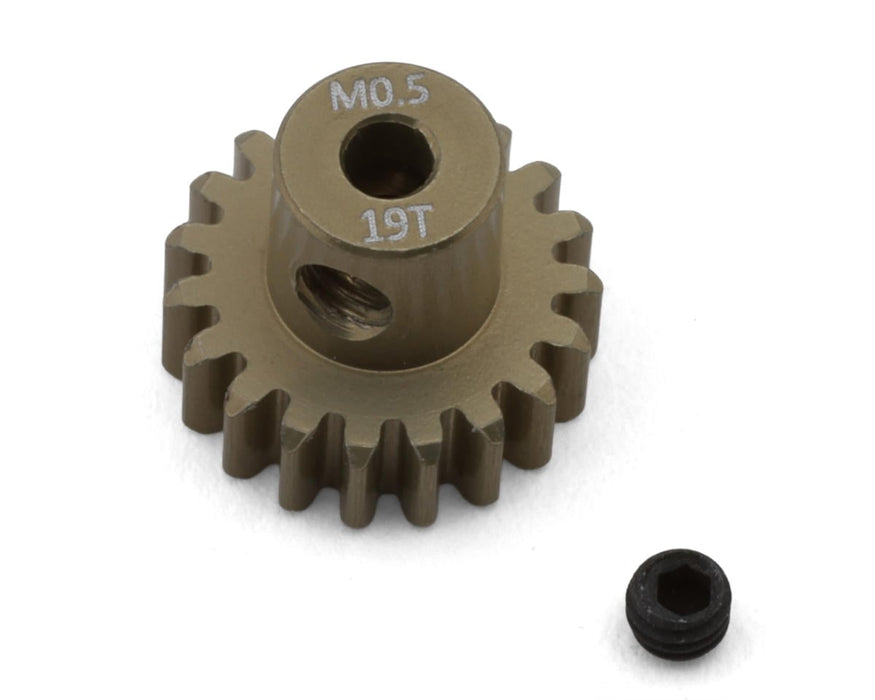 HackFab Mod 0.5 Aluminum Mini Pinion Gear (2mm Shaft) (19T)