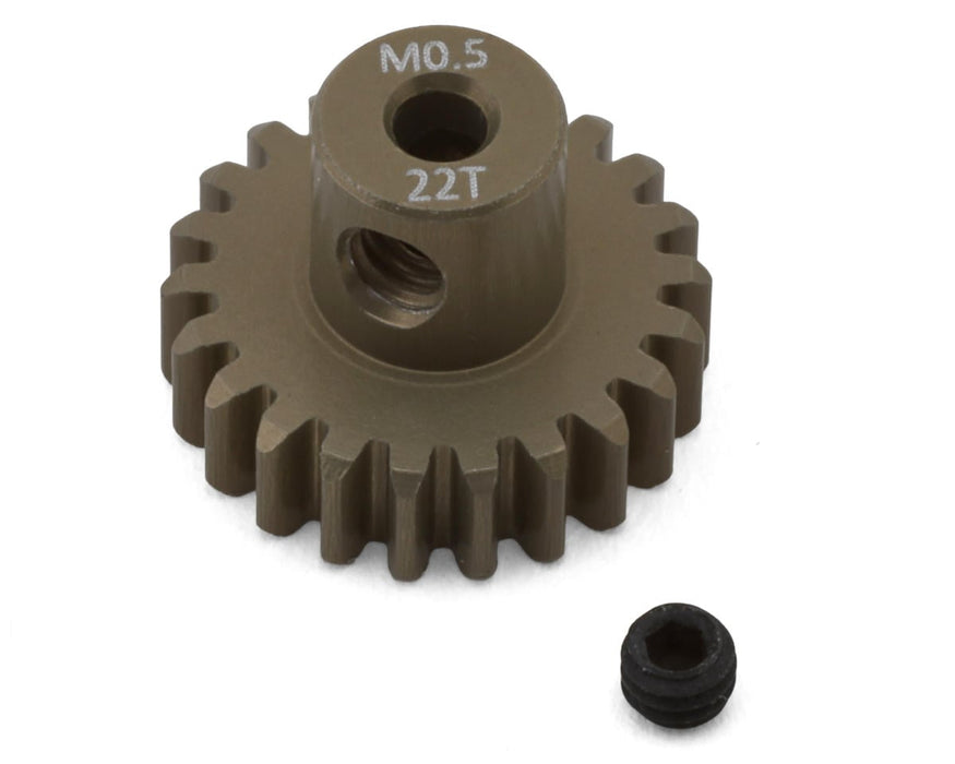 HackFab Mod 0.5 Aluminum Mini Pinion Gear (2mm Shaft) (22T)