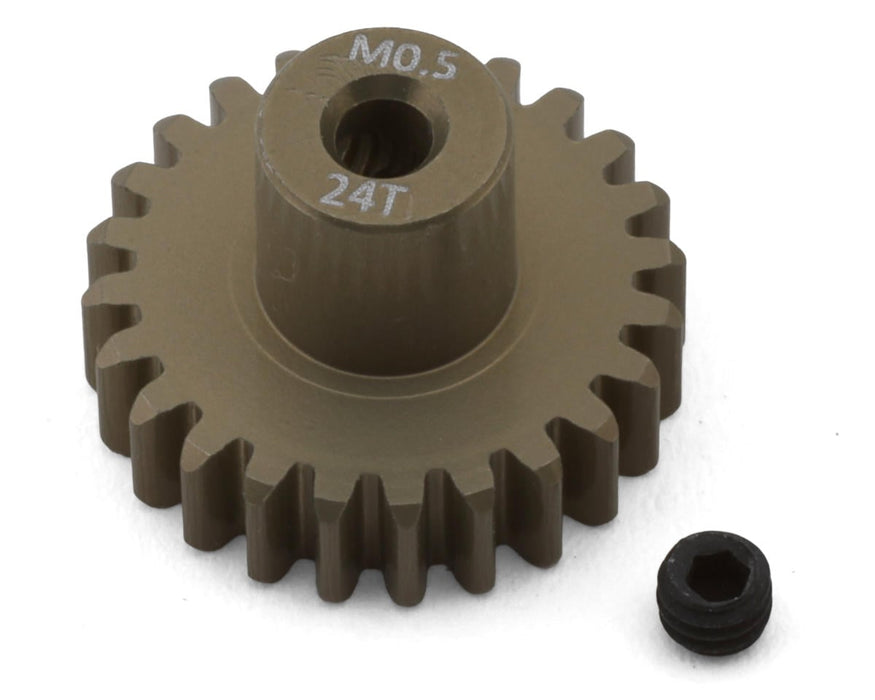 HackFab Mod 0.5 Aluminum Mini Pinion Gear (2mm Shaft) (24T)