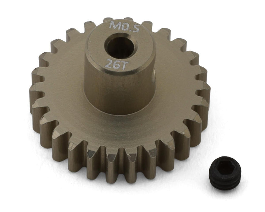 HackFab Mod 0.5 Aluminum Mini Pinion Gear (2mm Shaft) (26T)