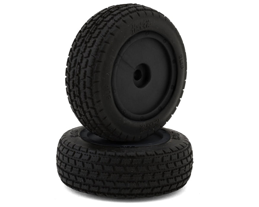 HackFab Losi Mini-B Blip Pre-Mounted Mini Front Oval Tires (Medium)