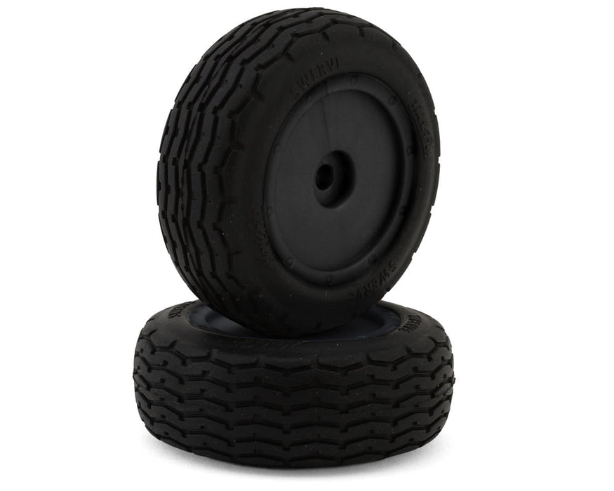 HackFab Losi Mini-B Swerve Pre-Mounted Mini Front Oval Tires (Medium)