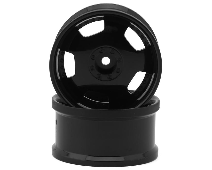 Hayashi Garage Euro VIP Dish Style 1/10 Drift Wheels (Black) (2) (8mm Offset)