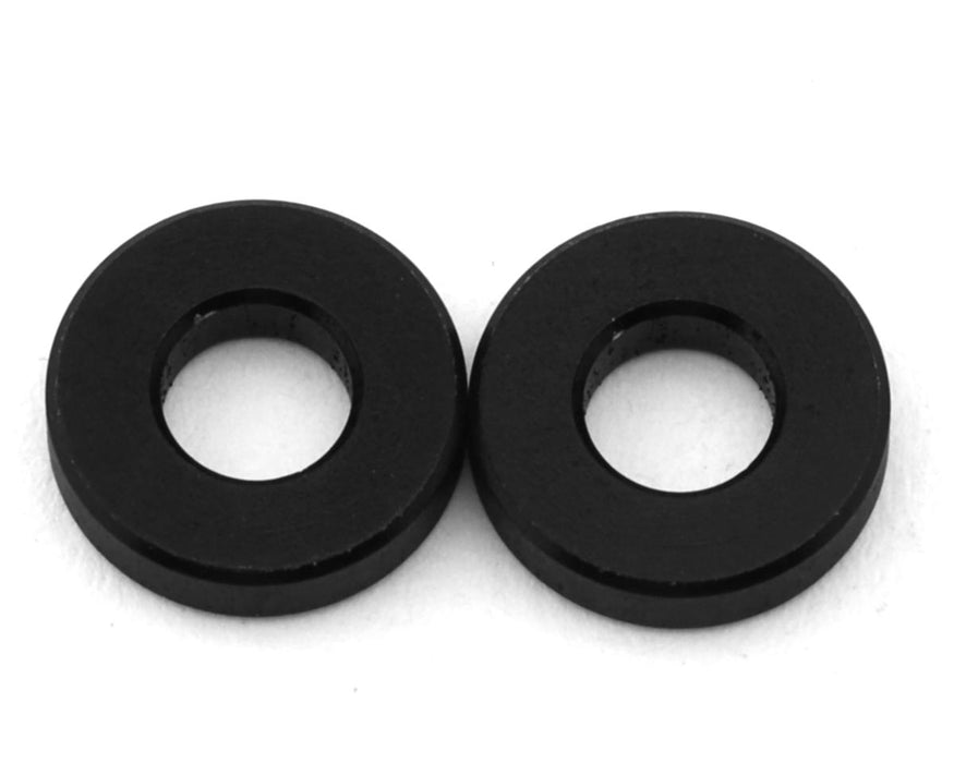 HongNor X5B 3.6x8x2mm Aluminum Washers (Black) (2)