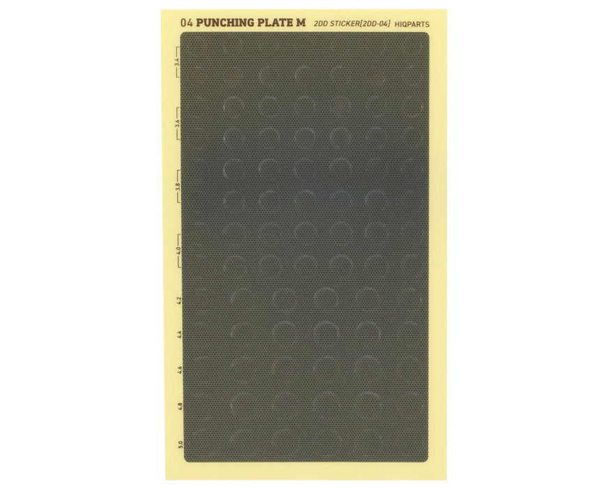 HiQ Parts 2DD Sticker Sheet (04 Medium Punching Plate)