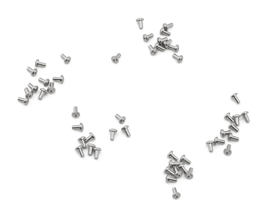 HiQ Parts BL Rivets (Silver) (50) (1mm)