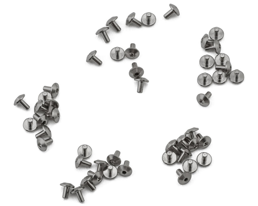 HiQ Parts BL Rivets (Silver) (50) (1.30mm)
