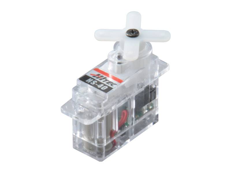 Hitec HS-40 Economy Nano, Nylon Gear Servo (10.5oz/in | 0.10sec)