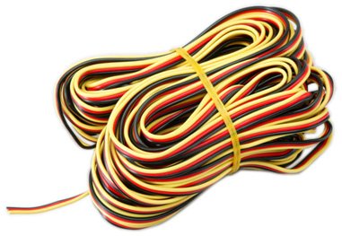 Hitec 3 color Heavy Gage Servo Wire 50 feet
