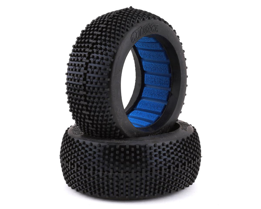 HotRace Miami 1/8 Buggy Tires w/Inserts (2) (Clay)