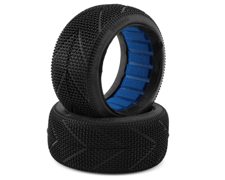 HotRace Vesuvio 1/8 Buggy Tires w/Inserts (2) (Hard)