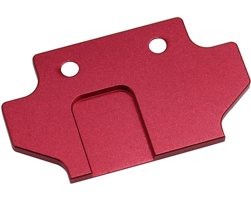 Hot Racing Kraton/Typhon 6S BLX Aluminum Flush Fit Skid Plate Mount (Red)