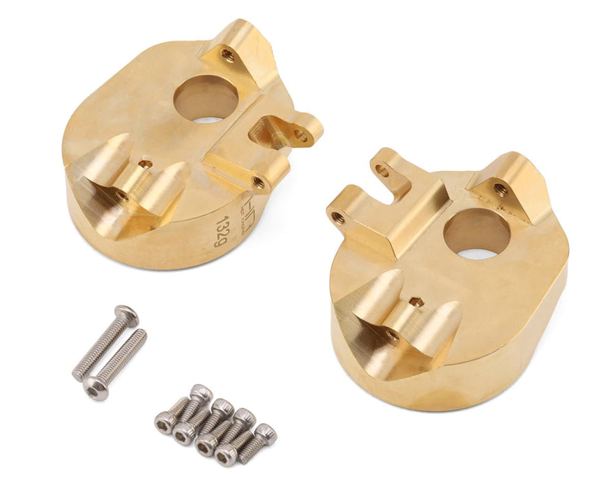 Hot Racing Axial SCX10 III/UTB18 Capra Brass Currie F9 Portal Steering Knuckles