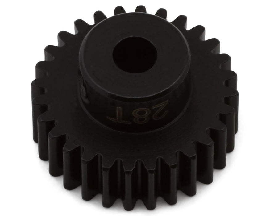 Hot Racing Mod 0.5 Hard Blackened Steel Pinion Gear (3.17mm Bore) (28T)
