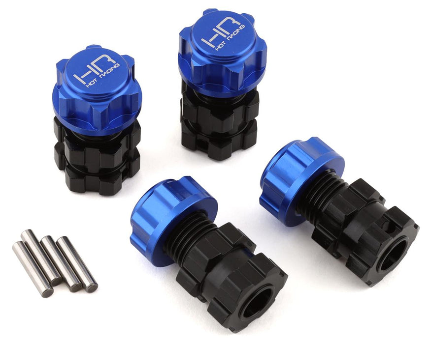 Hot Racing Aluminum +10mm Splined 17mm Hex for Traxxas E-Revo 2.0 (4)