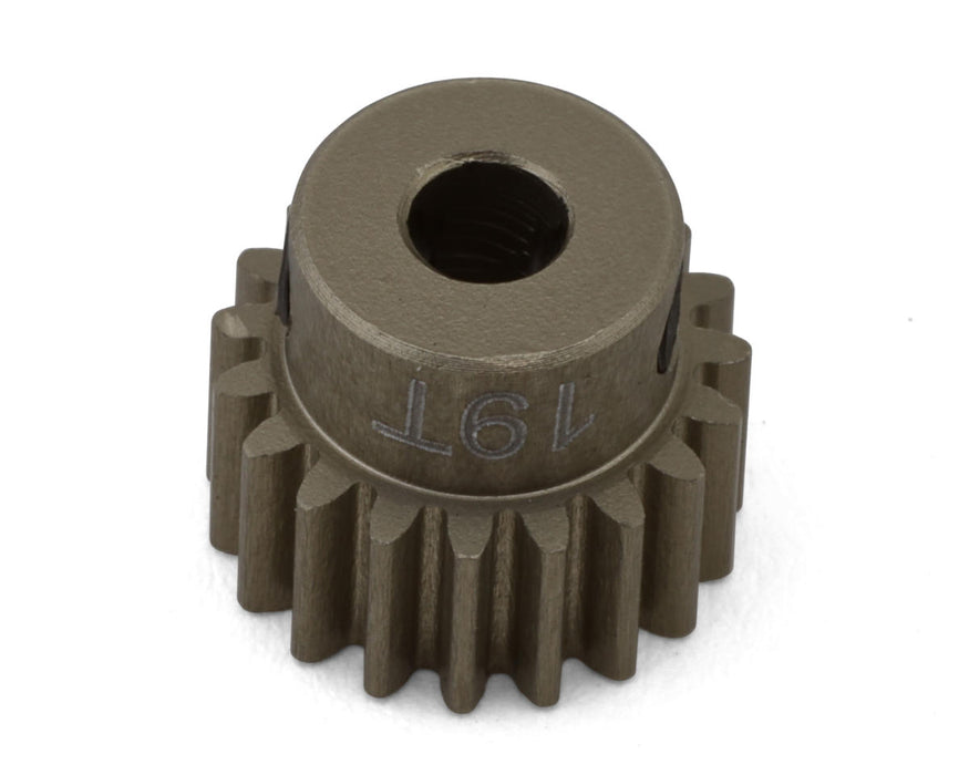 Hot Racing 48P Hard Anodized Aluminum Pinion Gear (1/8" Bore) (19T)
