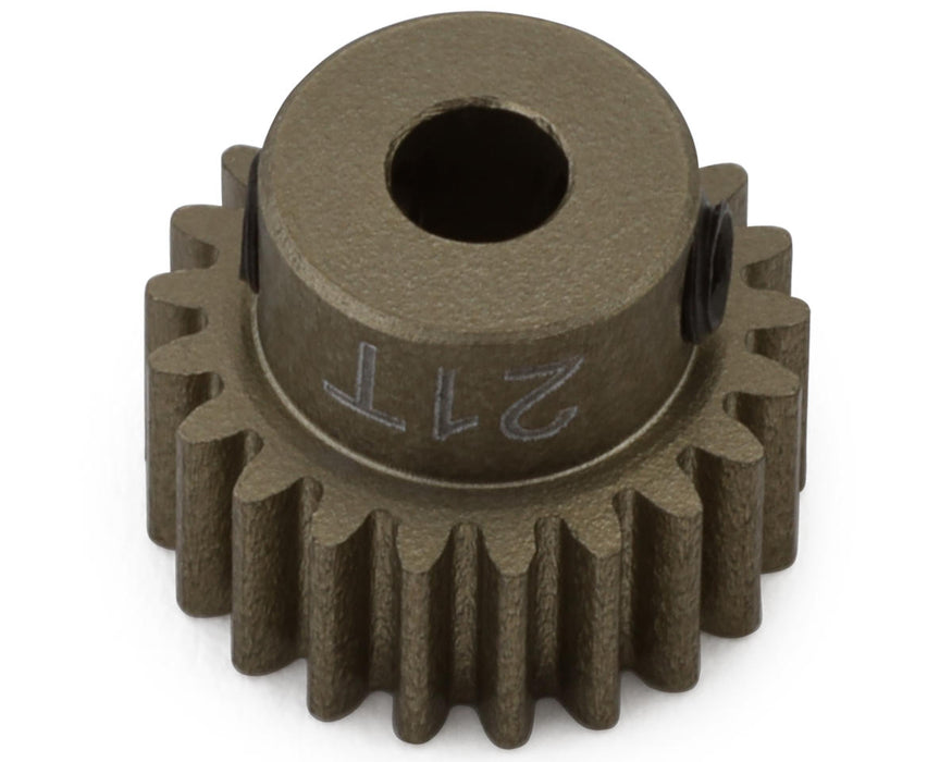 Hot Racing 48P Hard Anodized Aluminum Pinion Gear (1/8" Bore) (21T)