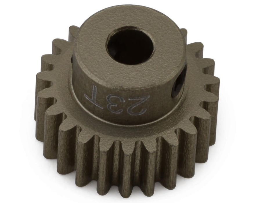 Hot Racing 48P Hard Anodized Aluminum Pinion Gear (1/8" Bore) (23T)