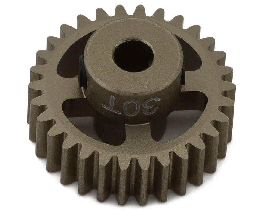 Hot Racing 48P Hard Anodized Aluminum Pinion Gear (1/8" Bore) (30T)