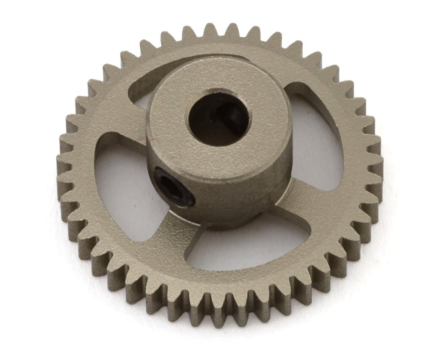 Hot Racing 64P Hard Anodized Aluminum Pinion Gear (1/8" Bore) (43T)