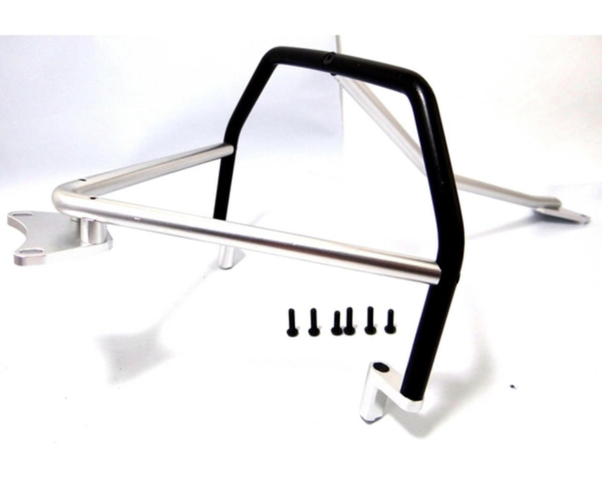 Hot Racing Aluminum Inner Roll Cage for Traxxas Rally/Slash LCG 4x4 (Silver)