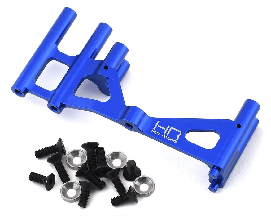 Hot Racing Losi Baja Rey/Rock Rey Aluminum Steering Servo Mount (Blue)