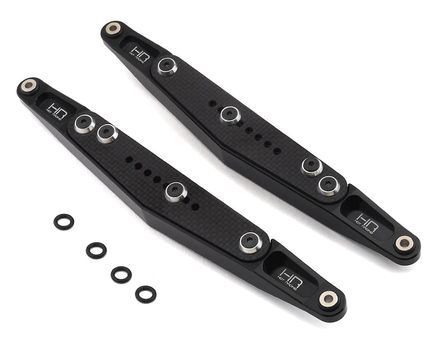 Hot Racing Losi Super Baja Rey/Rock Rey Aluminum/Carbon Rear Lower Trailing Arms