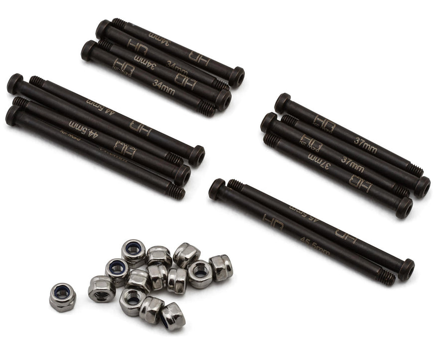 Hot Racing S2 Steel Hinge Pin Set for Traxxas Mini Maxx® (Black)