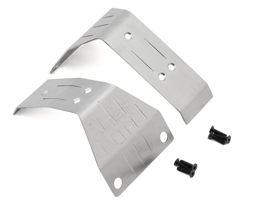 Hot Racing Stainless Steel Skid Plate Bumper Brace Set for Traxxas® Mini Maxx®