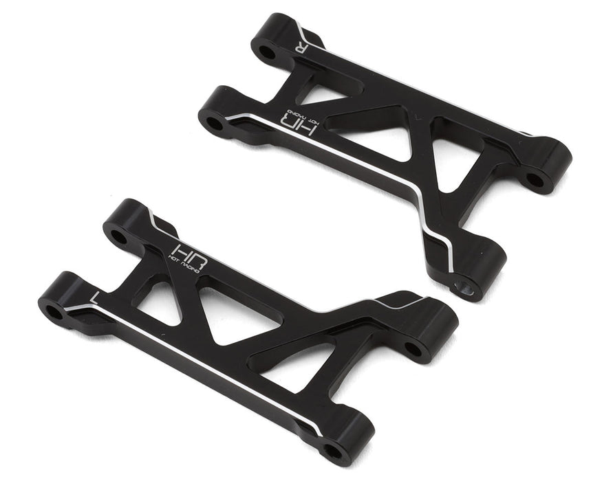 Hot Racing Aluminum Front Upper Arm Set for Traxxas® Mini Maxx® (Black) (2)