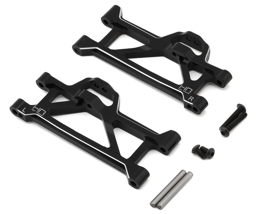 Hot Racing Aluminum Rear Lower Arm Set for Traxxas® Mini Maxx® (Black) (2)