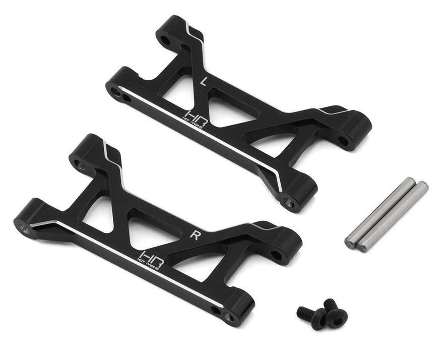 Hot Racing Aluminum Rear Upper Arm Set for Traxxas® Mini Maxx® (Black) (2)