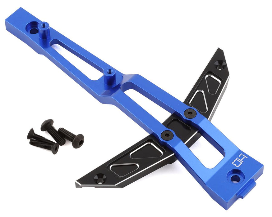 Hot Racing Aluminum Front Chassis Brace for Traxxas Maxx (Blue)