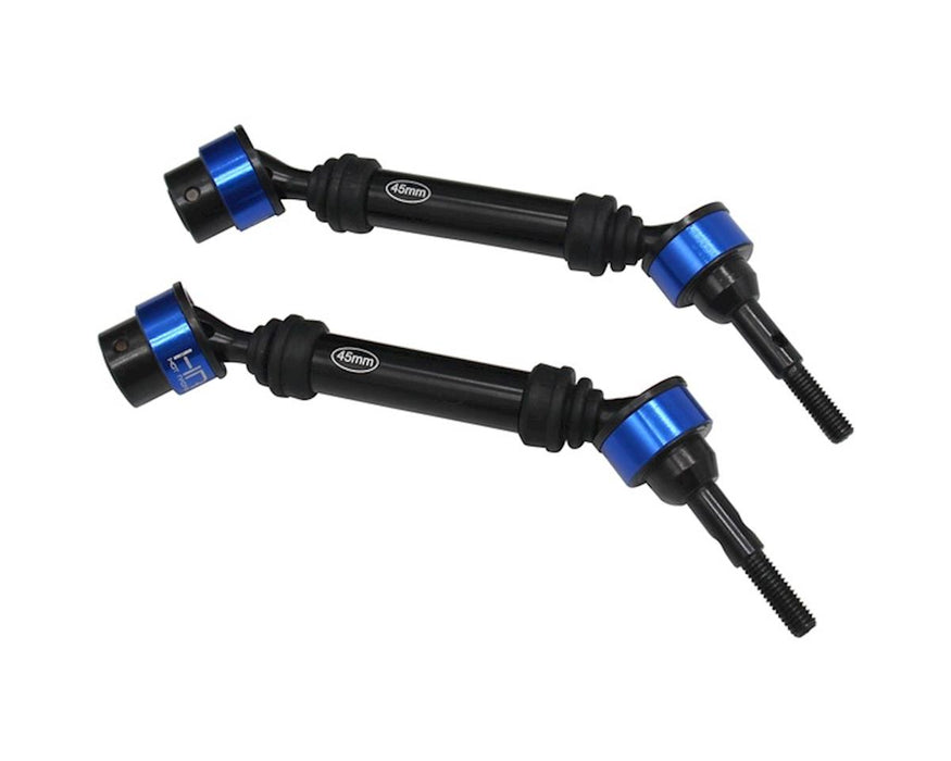 Hot Racing Metal CV Splined Drive Shaft for Traxxas Maxx (Blue) (2)