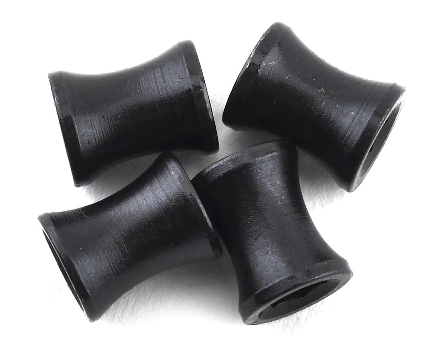 Hot Racing Steel M4 Wheel Barrel Nut Fastener (Black) (4)