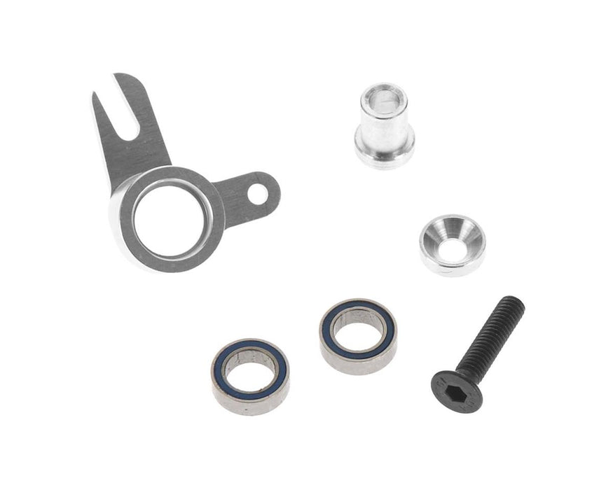 Hot Racing Silver Throttle Linkage Arm Set for Traxxas Revo