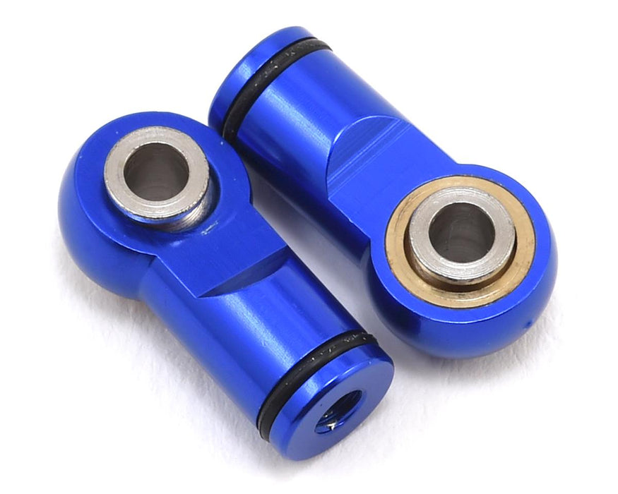 Hot Racing Ball Type Aluminum Shock Ends for Traxxas Revo (Blue)
