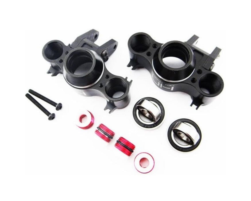 Hot Racing Aluminum Axle Carriers for Traxxas T-Maxx/Revo/Summit (Black)
