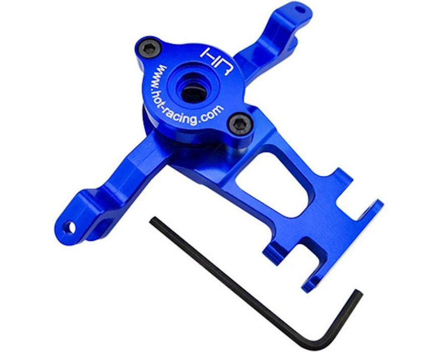 Hot Racing Aluminum Steering Assembly for Traxxas E-Revo (Blue)