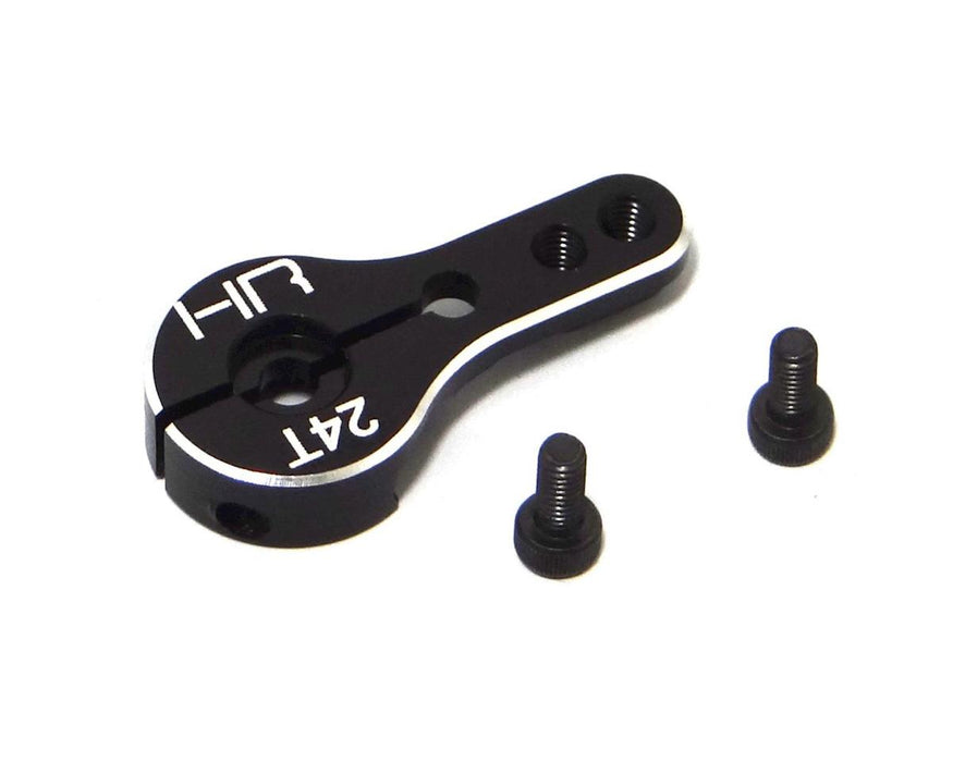 Hot Racing Aluminum Clamping Lock Servo Arm (24T-Hitec)