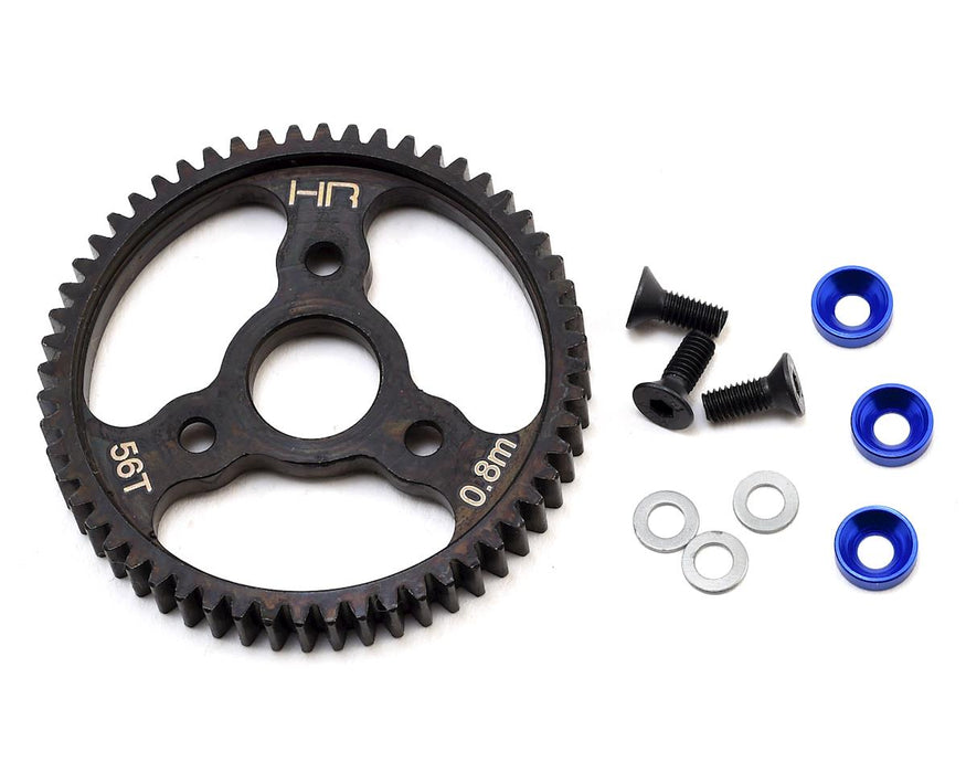 Hot Racing T-Maxx Steel 0.8 Mod Spur Gear (56T) (Blue)