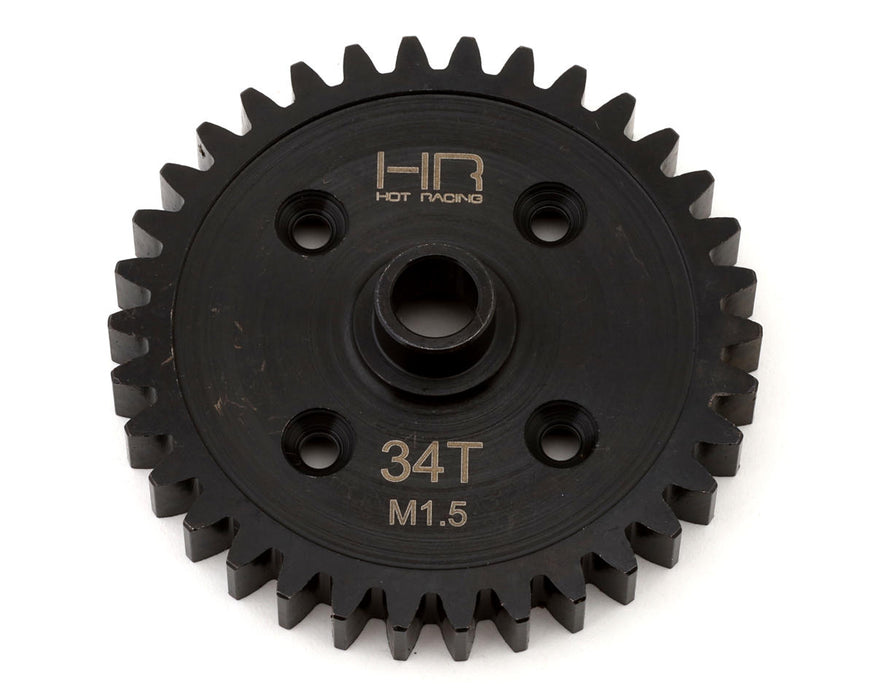 Hot Racing 1.5 Mod Steel Spur Gear for Traxxas Sledge (34T)