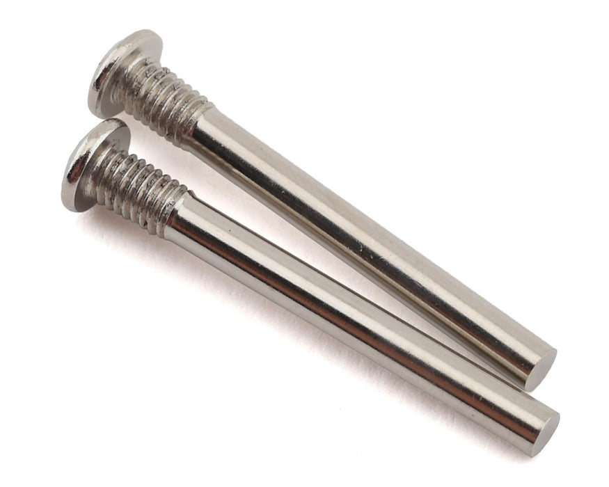 Hot Racing Hardened Chrome Plated Caster Block King Pin Set for Traxxas 2WD (2)